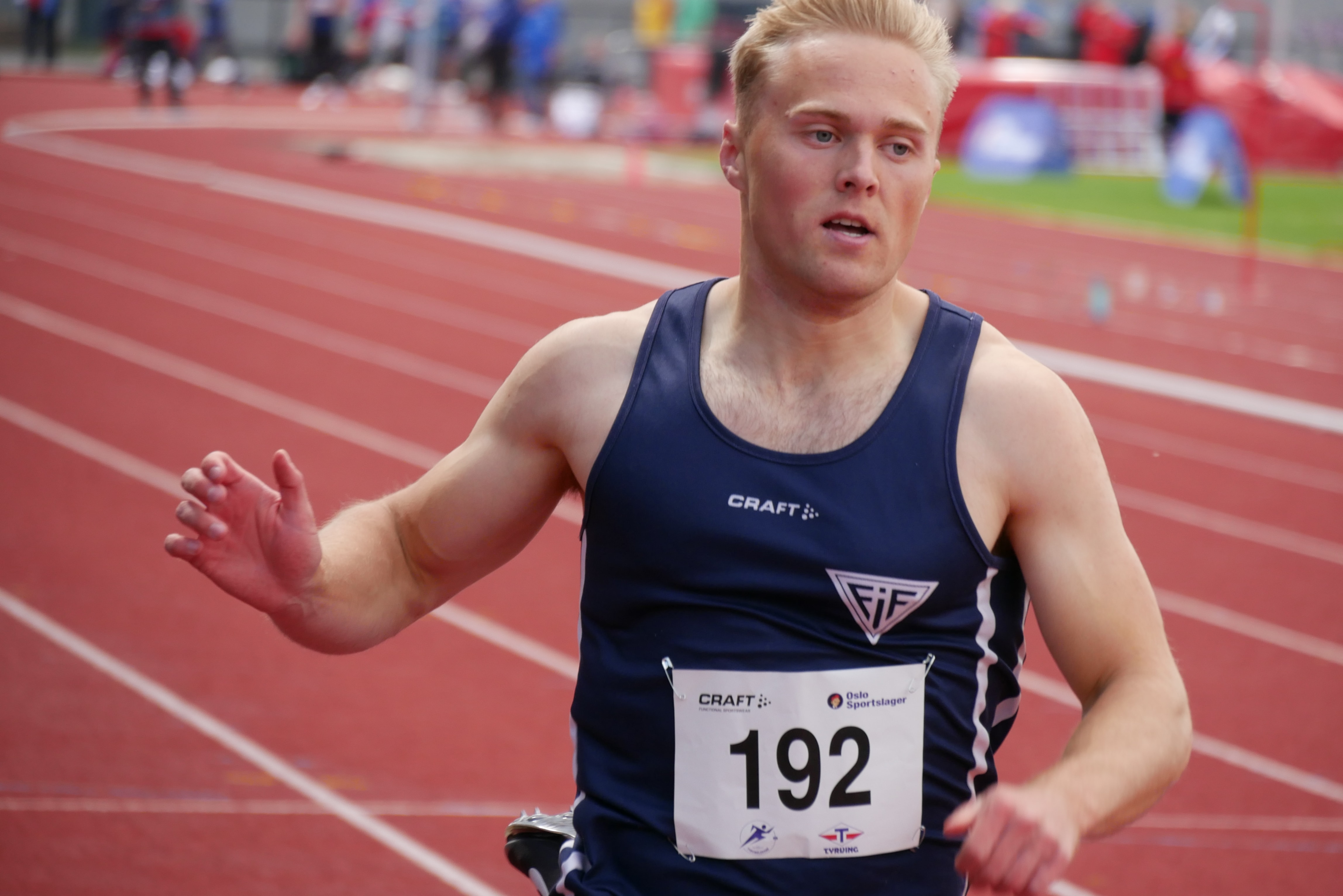 Klubbrekord på 200 meter